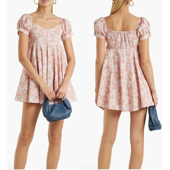 CAROLINE CONSTAS Dina floral-print cotton-blend poplin… - Picture 1 of 10